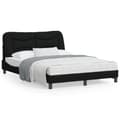 Miniatyrbillede 1 af 10: sengeramme uden madras 140x190 cm stof sort