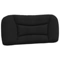 Miniatyrbillede 10 af 10: sengeramme med LED-lys 90x190 cm stof sort