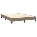 Pikkukuva 5 / 8: Mannermainen sänky patjalla, taupe, 140x190 cm, kangas