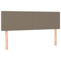 Pikkukuva 7 / 8: Mannermainen sänky patjalla, taupe, 140x190 cm, kangas