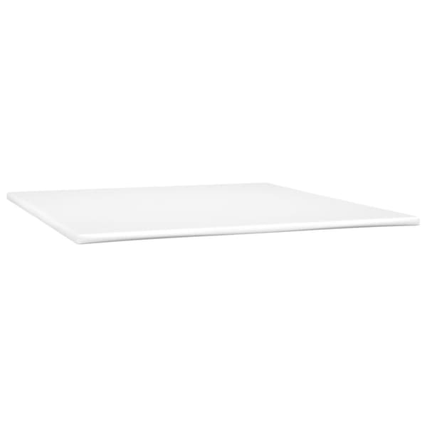 kontinentalseng med madras 160x200 cm stof cremefarvet