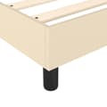 Miniatyrbillede 7 af 10: kontinentalseng med madras 180x200 cm stof cremefarvet