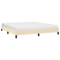 Miniatyrbillede 3 af 9: sengeramme uden madras 160x200 cm stof cremefarvet