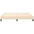 Miniatyrbillede 5 af 9: sengeramme uden madras 160x200 cm stof cremefarvet