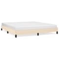 Miniatyrbillede 2 af 9: sengeramme uden madras 160x200 cm stof cremefarvet