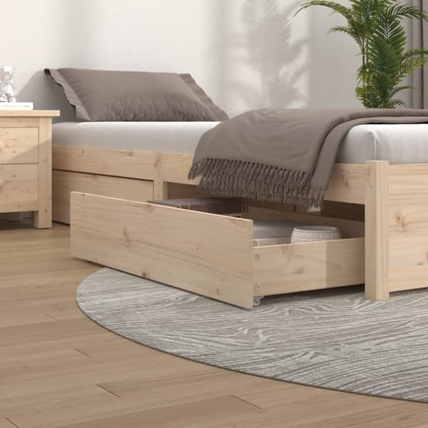 Sengeskuffer 4 stk. Massivt fyrretræ - Sengeskuffe - Sengeskuffer - Home & Living