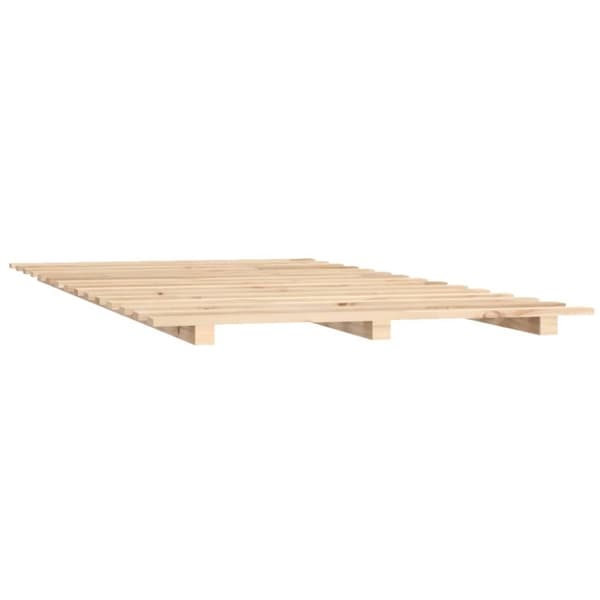 sengeramme 140x200 cm massivt fyrretræ