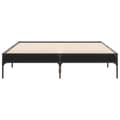 Miniatyrbillede 4 af 9: sengestel 120x200 cm konstrueret træ og metal sort