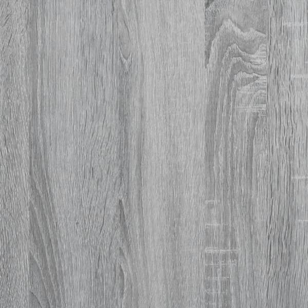 Sängynrunko laatikolla harmaa Sonoma 100x200 cm tekninen puu