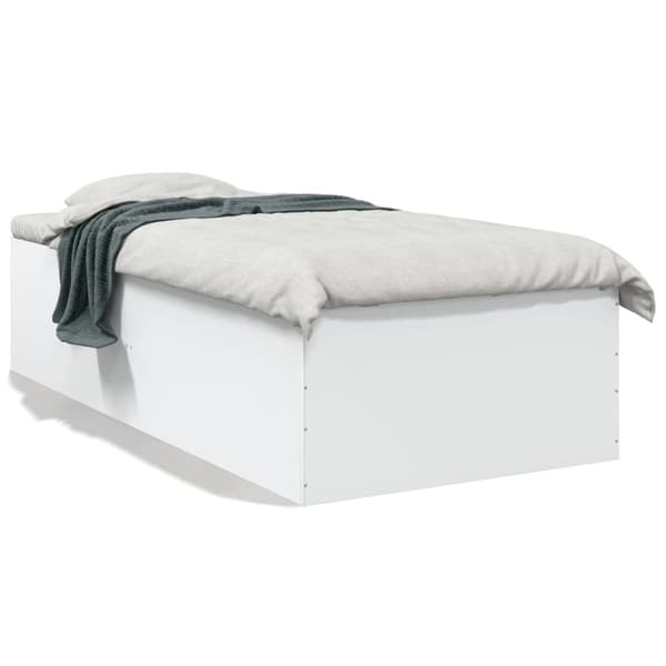sengeramme 100x200 cm konstrueret træ hvid