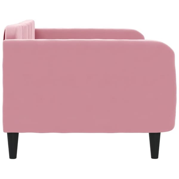 Dagbädd rosa 100x200 cm sammet