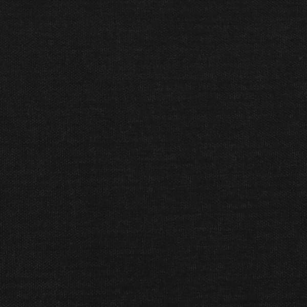 Ramsäng med madrass svart 120x190 cm tyg