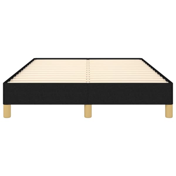 sengeramme 120x190 cm stof sort