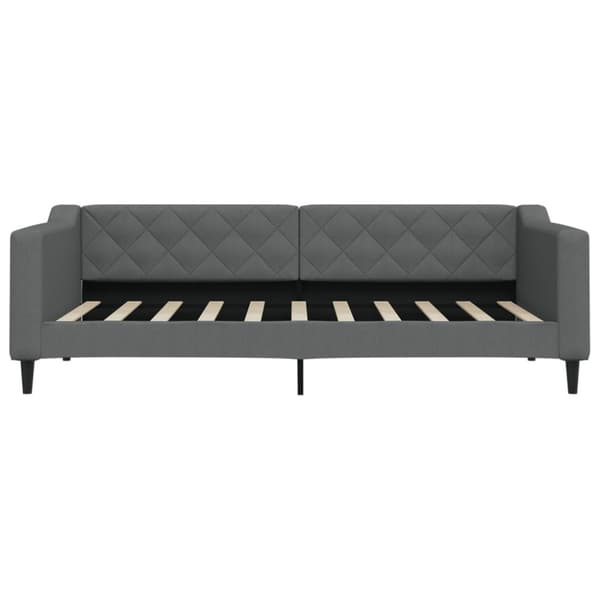 daybed 90x190 cm stof mørkegrå