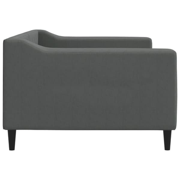 daybed 90x190 cm stof mørkegrå