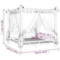 Miniatyrbillede 9 af 9: himmelseng 180x200 cm bambus