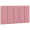 Miniatyrbillede 10 af 10: sengeramme med LED-lys 80x200 cm velour pink
