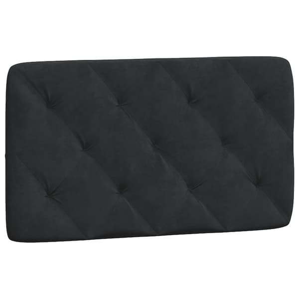 Säng med madrass svart 80x200 cm sammet