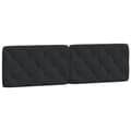 Miniatyrbillede 4 af 10: seng med madras 180x200 cm velour sort