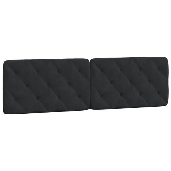 seng med madras 180x200 cm velour sort