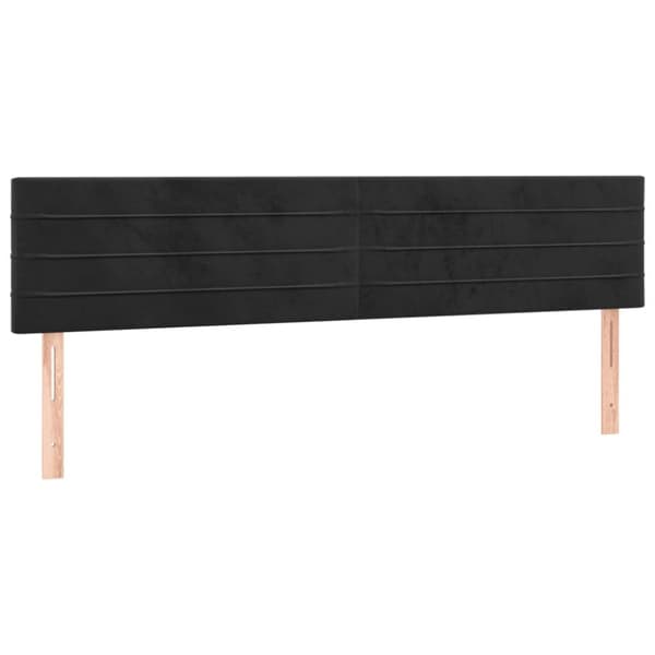 kontinentalseng med madras 120x190 cm velour sort
