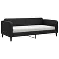 Miniatyrbillede 2 af 10: daybed med madras 90x190 cm stof sort