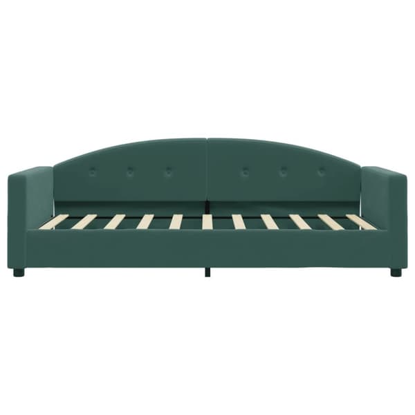 daybed 80x200 cm velour mørkegrøn