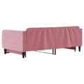 Miniatyrbillede 5 af 10: daybed med udtræk 100x200 cm velour lyserød