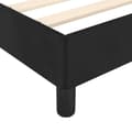 Miniatyrbillede 9 af 10: sengeramme med sengegavl 120x190 cm velour sort