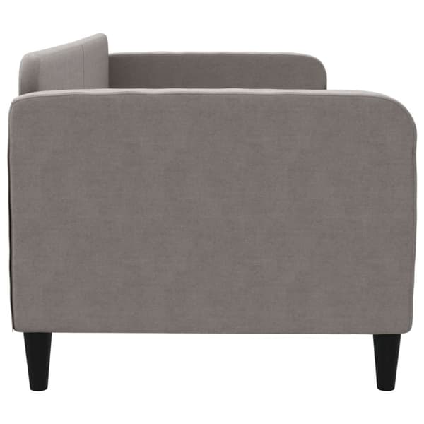 daybed 80x200 cm stof gråbrun