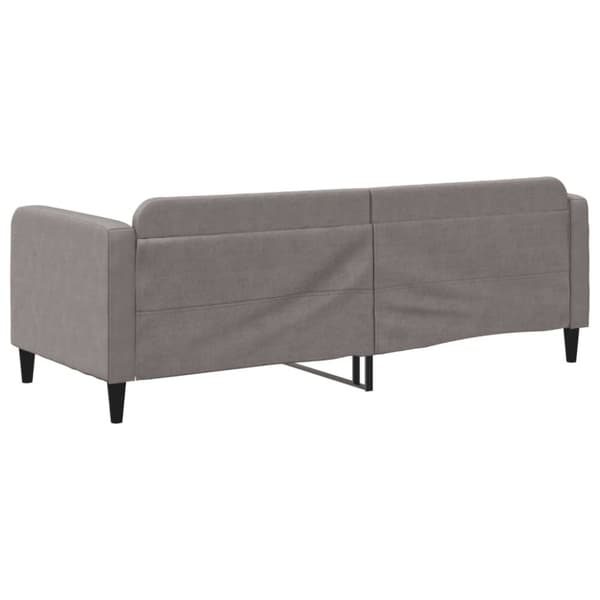 daybed 80x200 cm stof gråbrun