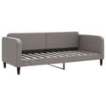 Miniatyrbillede 2 af 8: daybed 80x200 cm stof gråbrun