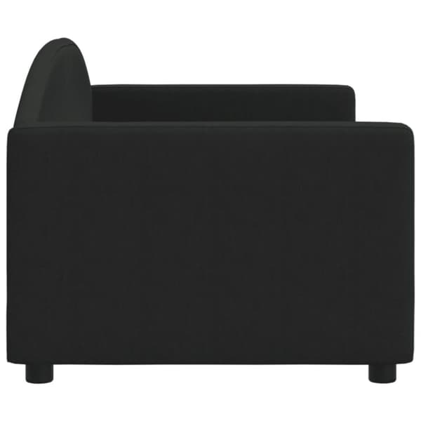 Dagbädd svart 80x200 cm tyg