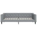 Miniatyrbillede 5 af 10: daybed med udtræk 90x200 cm stof lysegrå