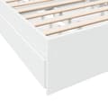 Miniatyrbillede 8 af 10: sengeramme 90x200 cm konstrueret træ hvid