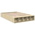 Miniatyrbillede 2 af 10: sengestel 150x200 cm konstrueret træ sonoma-eg