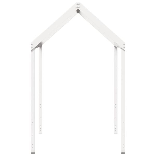 stel til husseng 217x95,5x159 cm massivt fyrretræ hvid