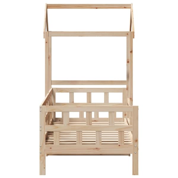 daybed med tag 90x200 cm massivt fyrretræ