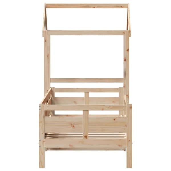 daybed med tag 90x200 cm massivt fyrretræ