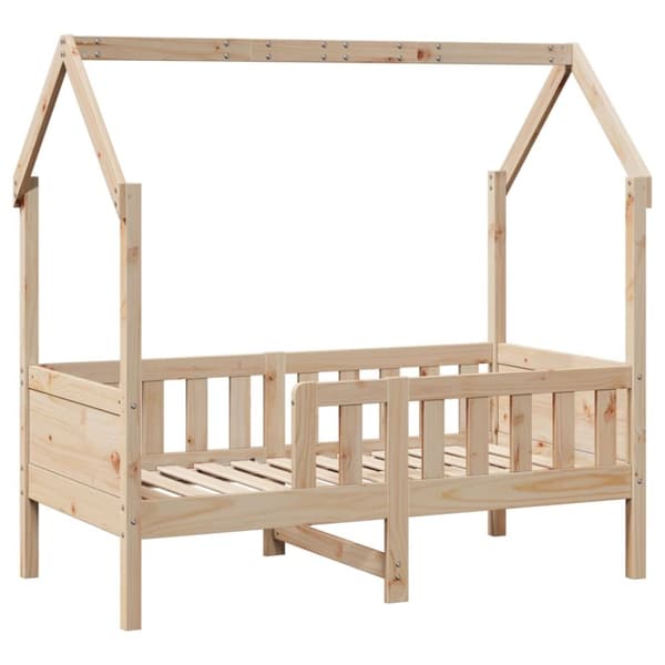 sengeramme til husseng 70x140 cm massivt fyrretræ