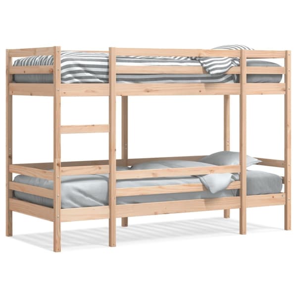 køjeseng 80x200 cm massivt fyrretræ