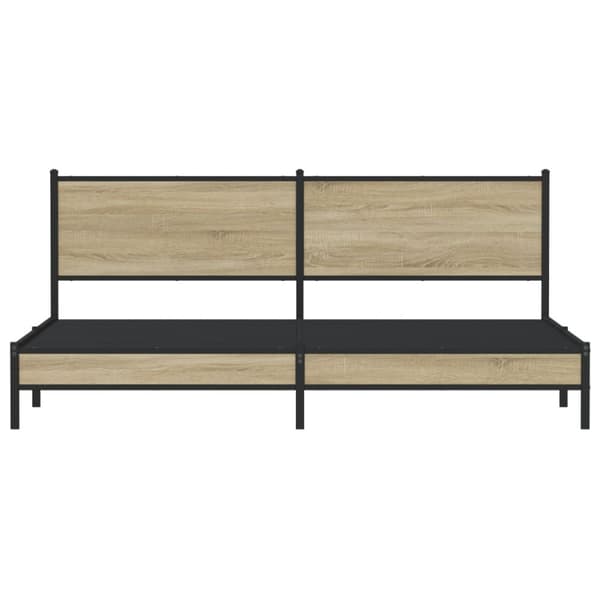 sengeramme uden madras 193x203 cm metal sonoma-eg