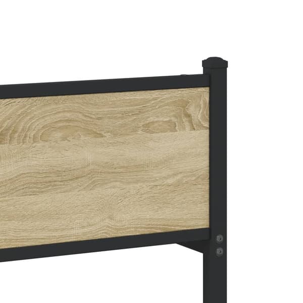 sengeramme uden madras 140x190 cm metal sonoma-eg