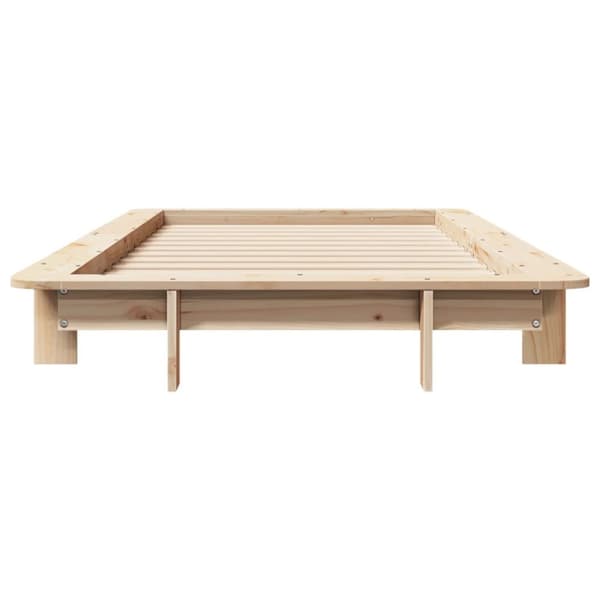 sengeramme uden madras 90x190 cm massivt fyrretræ