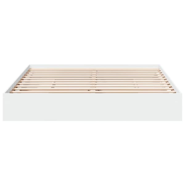 sengeramme med skuffer 180x200 cm konstrueret træ hvid
