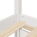 Miniatyrbillede 8 af 10: sengeramme uden madras 160x200 cm massivt fyrretræ hvid