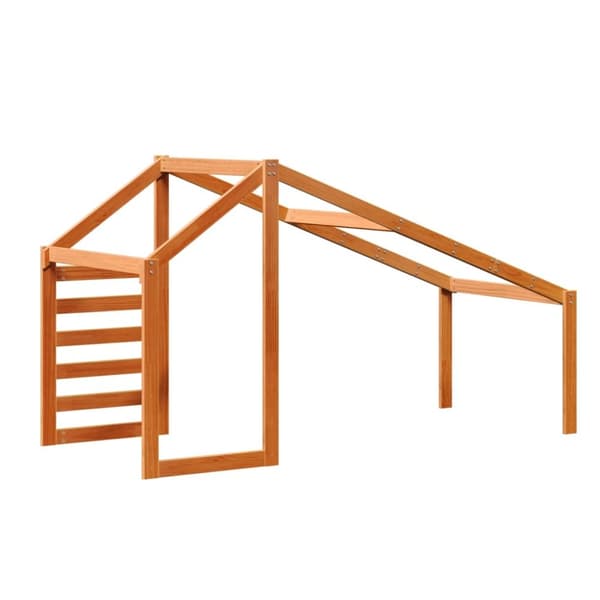 stel til husseng 188x82x113 cm massivt fyrretræ gyldenbrun