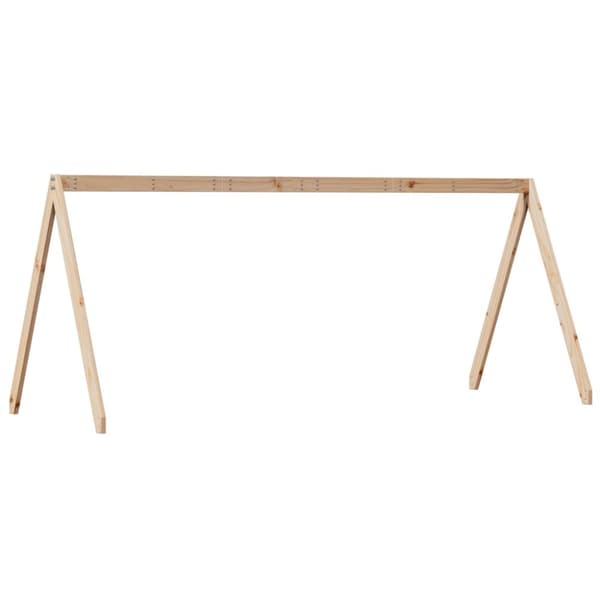 Tak till barnsäng 199x80,5x88 cm massiv furu