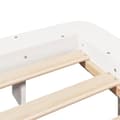 Miniatyrbillede 7 af 9: sengeramme uden madras 180x200 cm massivt fyrretræ hvid