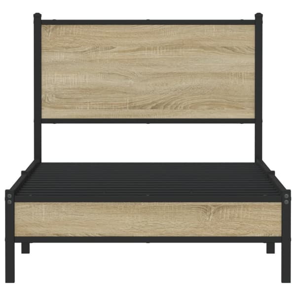 sengeramme uden madras 80x200 cm metal sonoma-eg